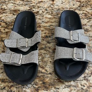 Madden Girl slip on sandals. Size 8 1/2.